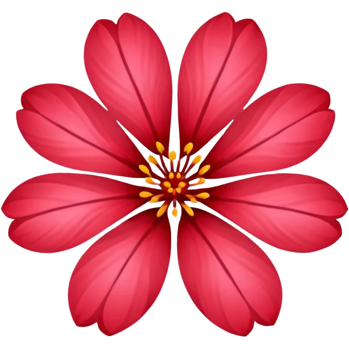 Red sakura emoji