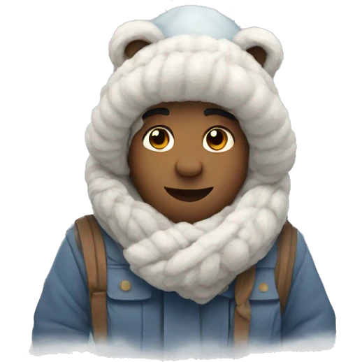 Cute winter  emoji