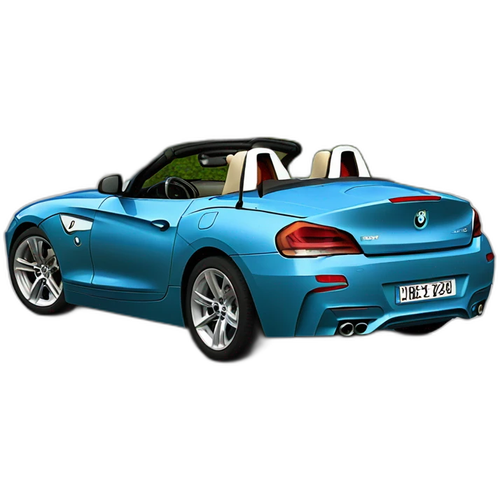 maldives blue bmw z4 emoji