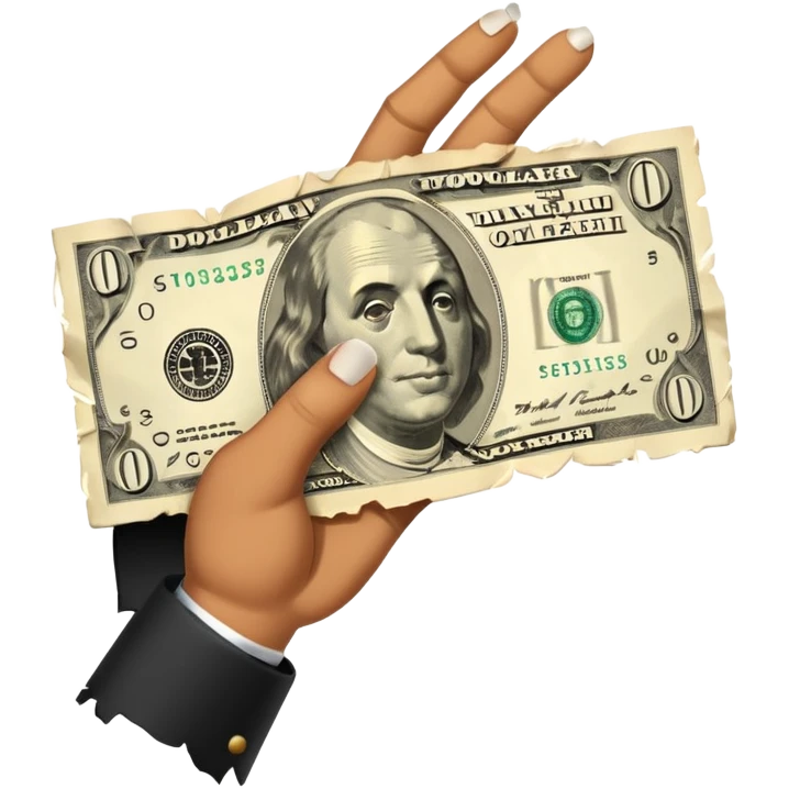  крючок зачепил доллар emoji