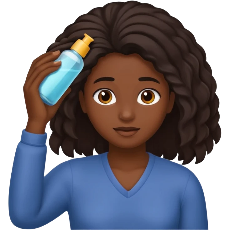 Cuidando do cabelo emoji