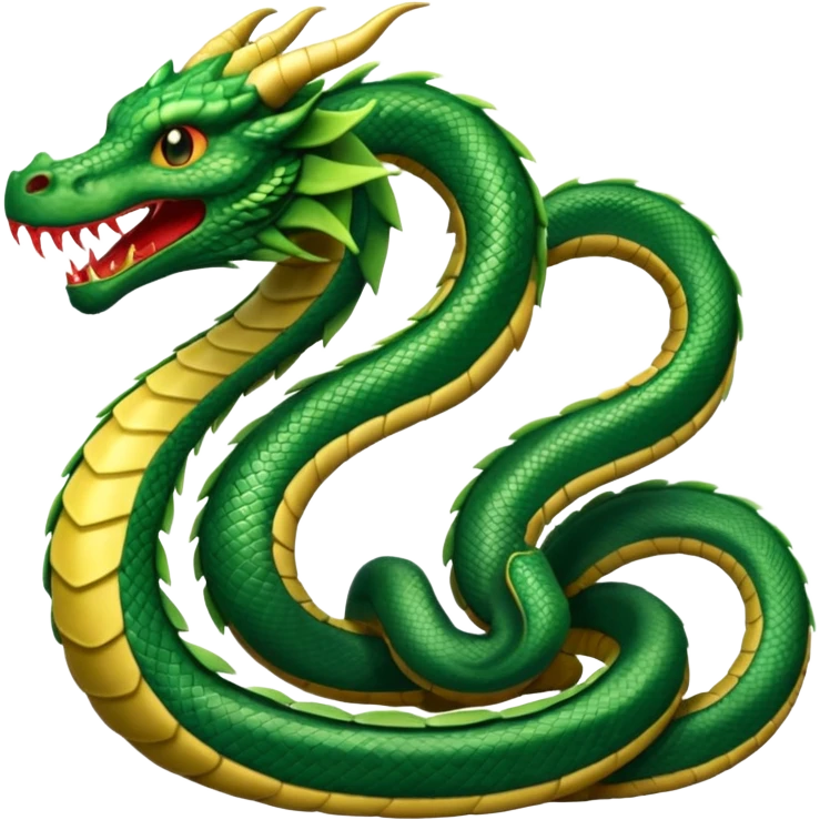 Serpent dragon  emoji