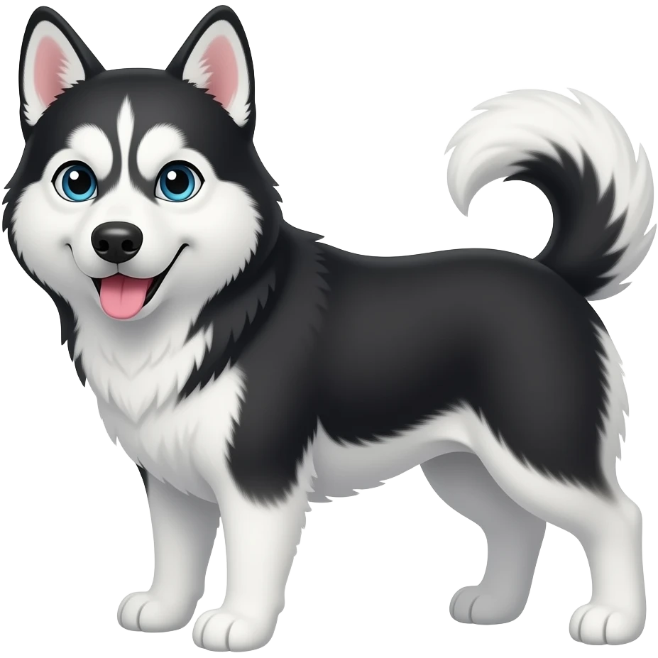 The Littlest Hobo Husky emoji