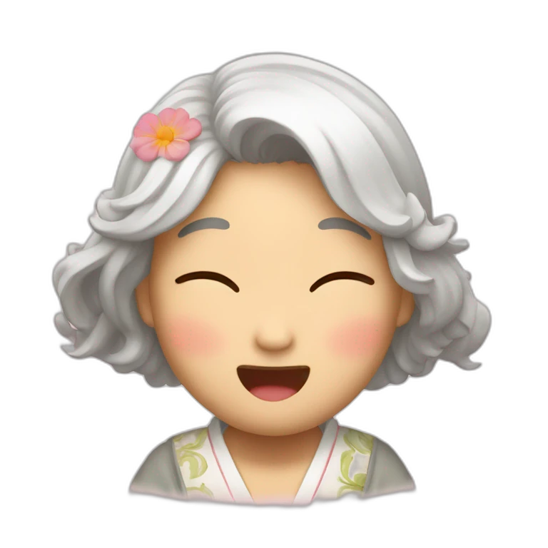 Japonesa chorando emoji