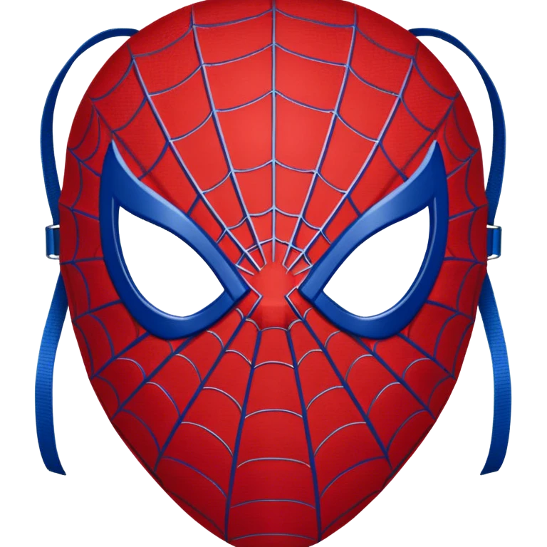 Spider-Man face mask emoji