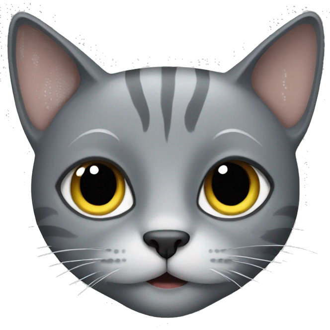 grey cat emoji