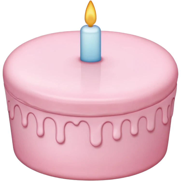 light pink cake  emoji