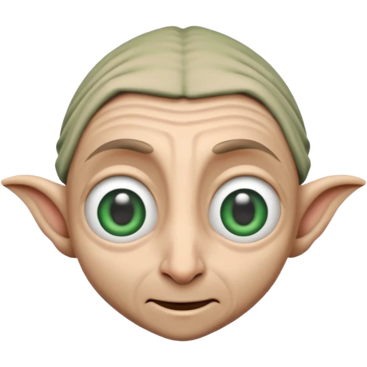 Dobby the house-elf from Harry Potter, emoji style emoji