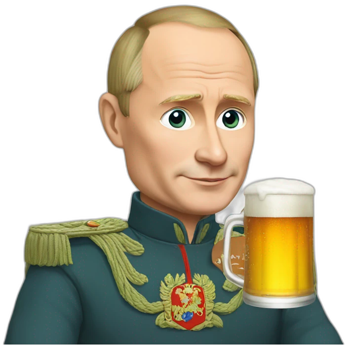 Putin_drink_beer emoji