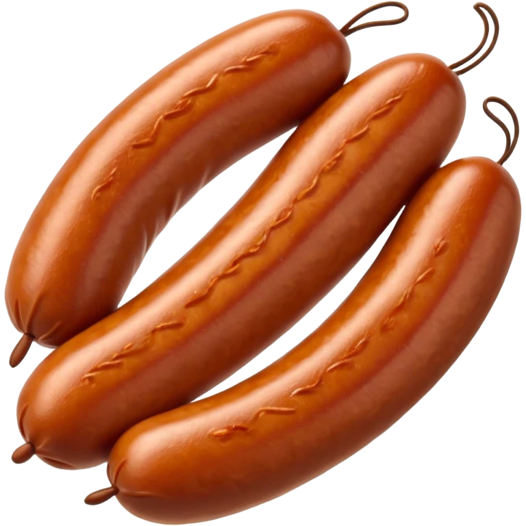 make love-shaped sausages emoji