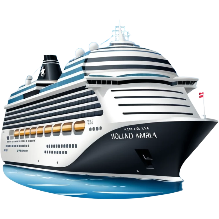 holland america cruise ship in rotterdam emoji