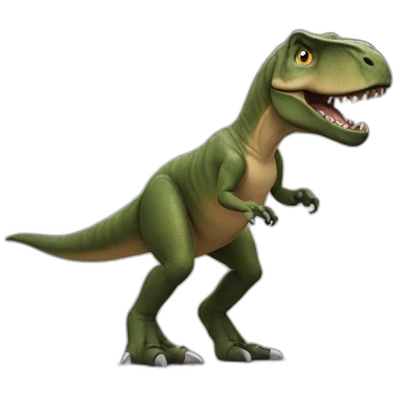 Trex filming emoji