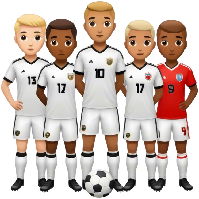 Soccer players  emoji