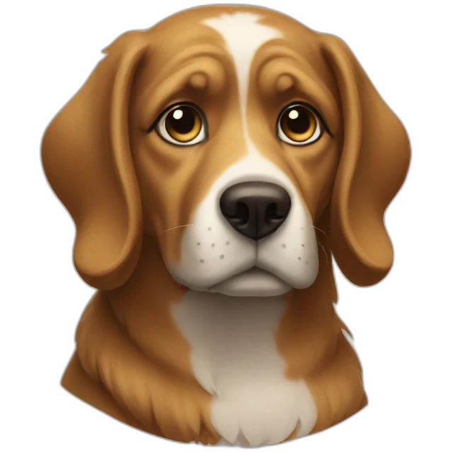 Wisely dog emoji
