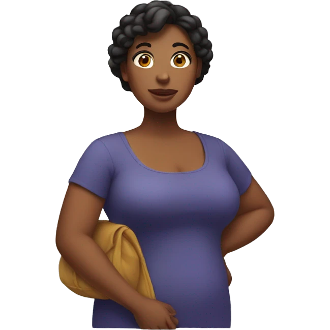 Giant woman emoji