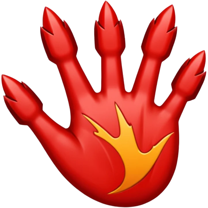 Claw scratch mark emoji
