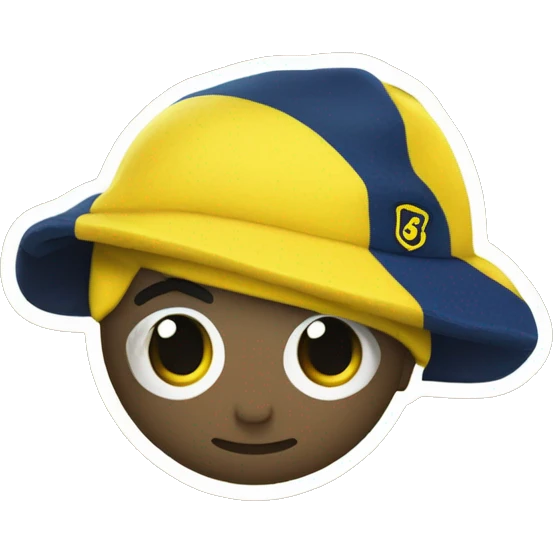 chico con gorro de lana y de color negro y camisa de la boca juniors y color de ppiel amarilla como los emojis de wassap emoji