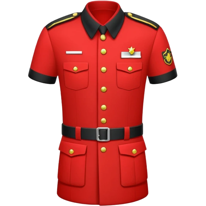 no dollar sign icon, professional representation symbol. No cash or money concept, a red uniform bar emoji