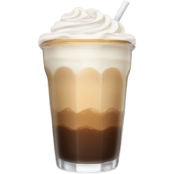  iced latte ￼ emoji