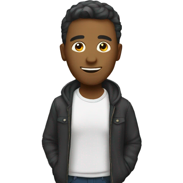 Guy in a building emoji