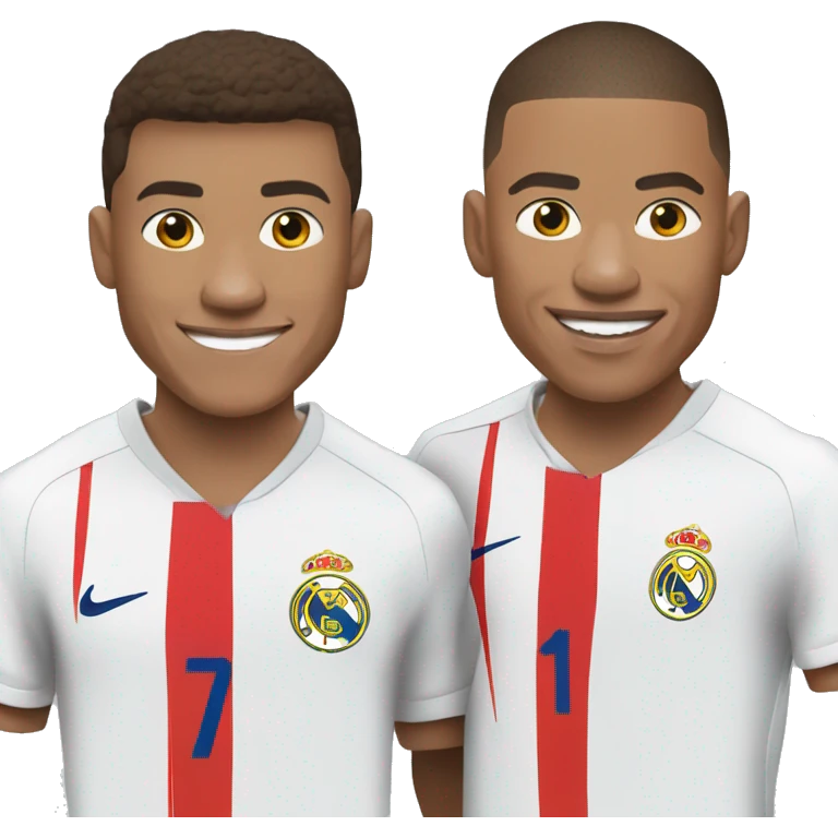 Florentino Perez et Kylian Mbappé ensemble  emoji
