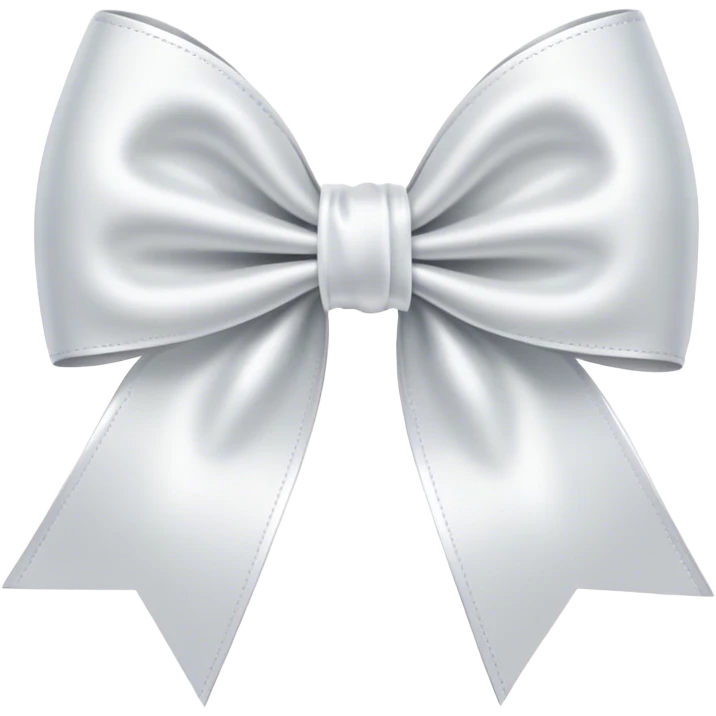 White bow emoji