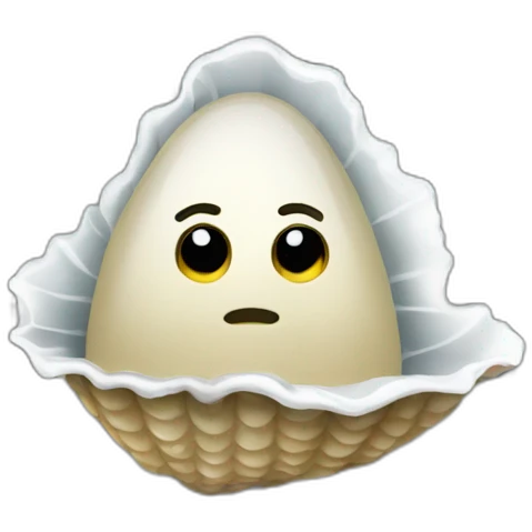 oyster crying in jail emoji