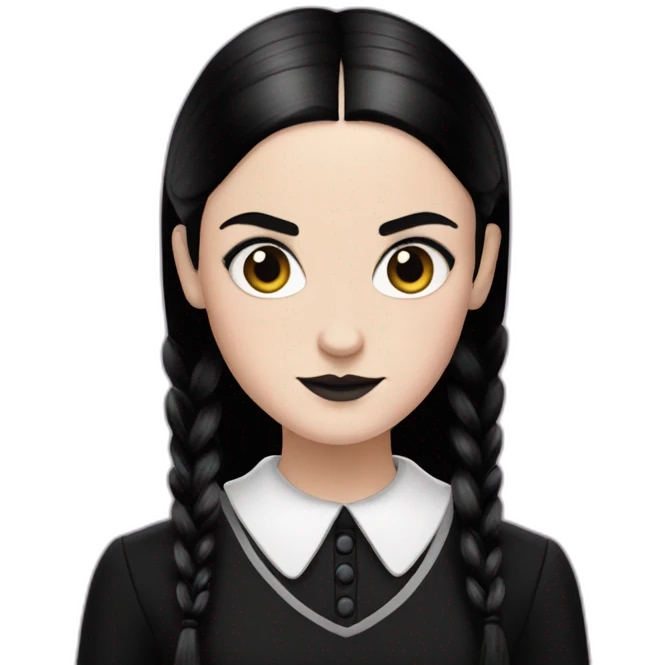 Wednesday Addams emoji