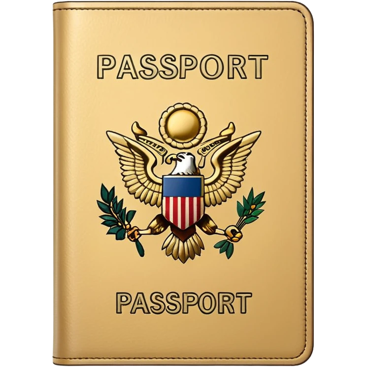 pale gold passport emoji