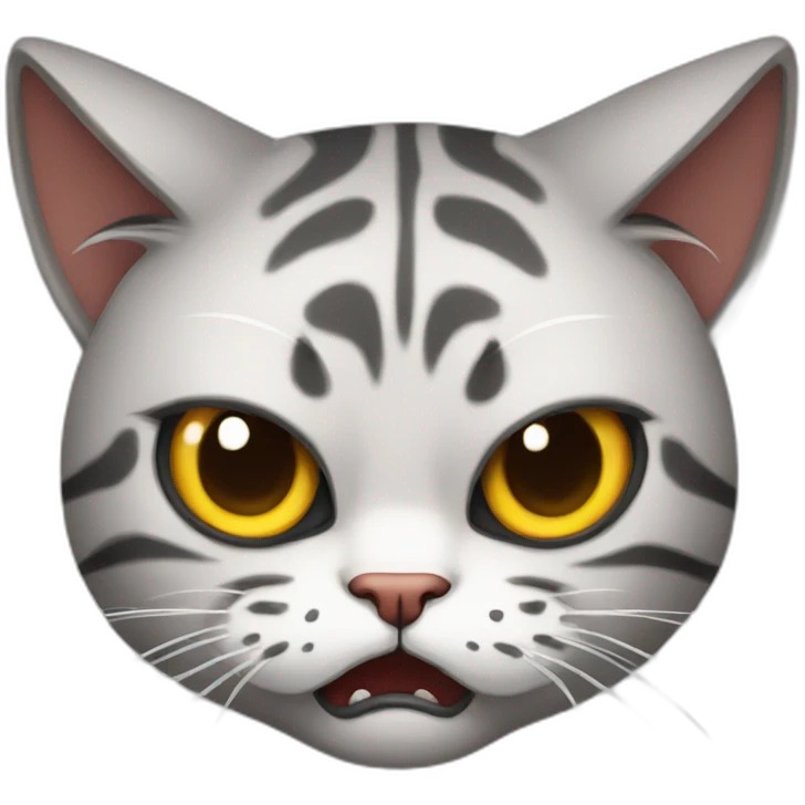 angry cat emoji