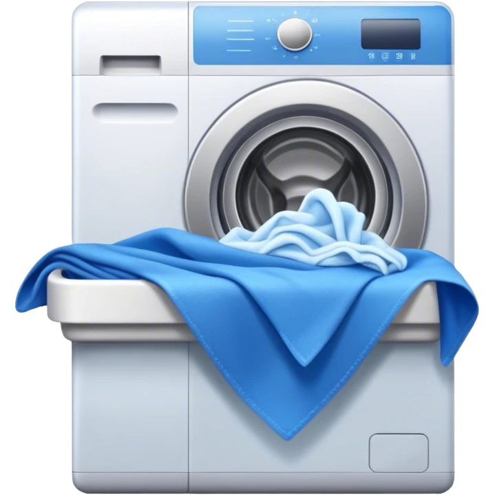 Clothes washing blue aesthetic  emoji