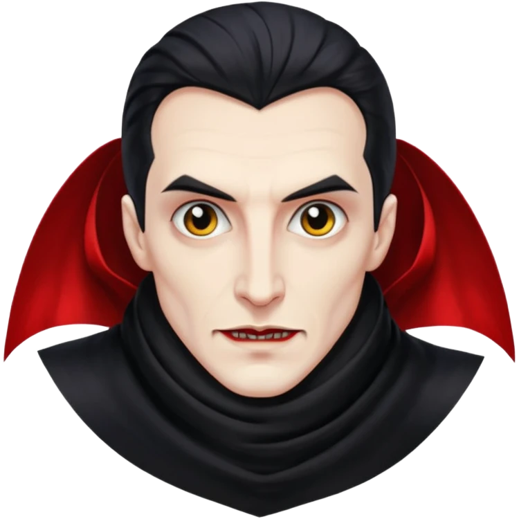 dracula wearinh scarf emoji