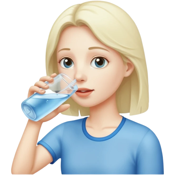 drinking water emoji