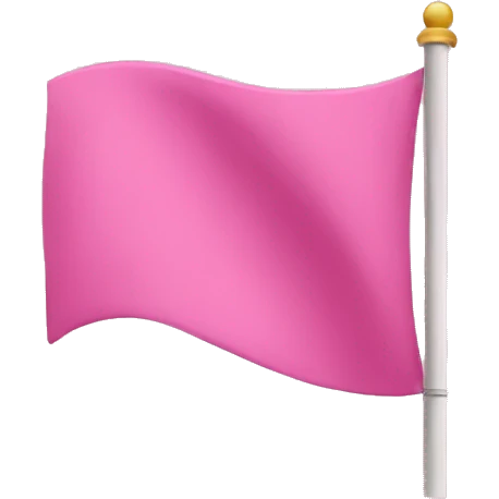 Pink flag emogy emoji