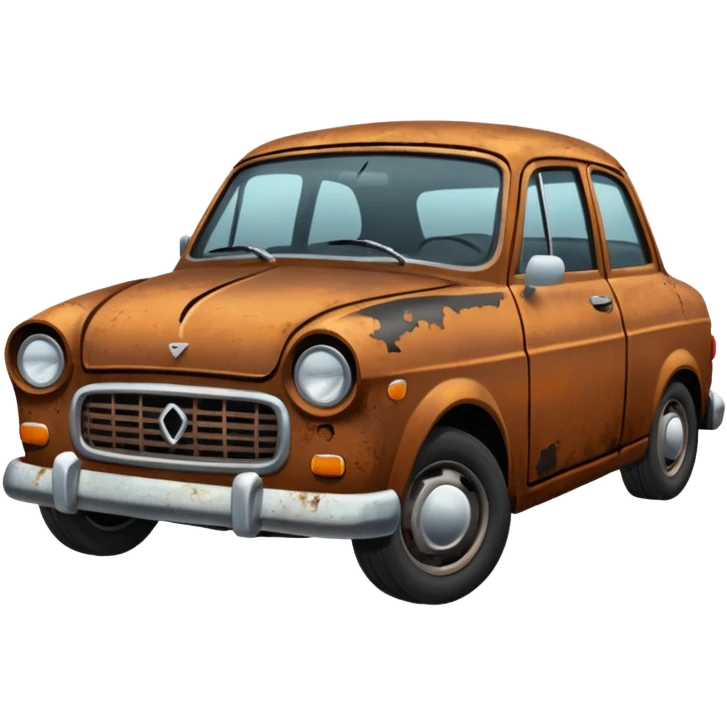 a crappy car emoji