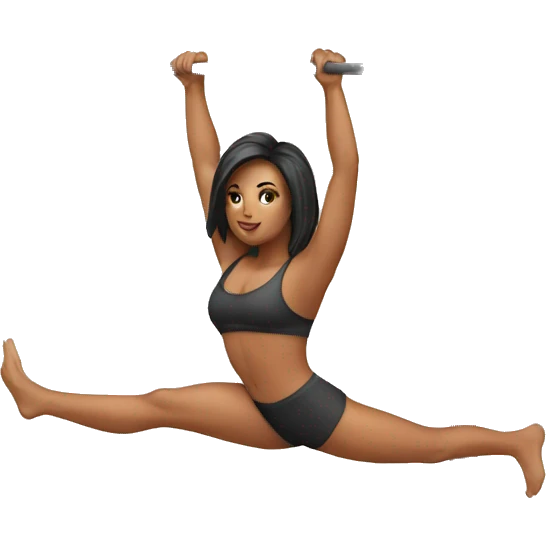 Pole fitness emoji