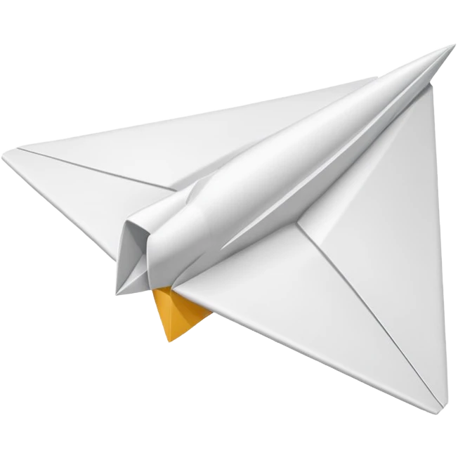 Paper plane emoji