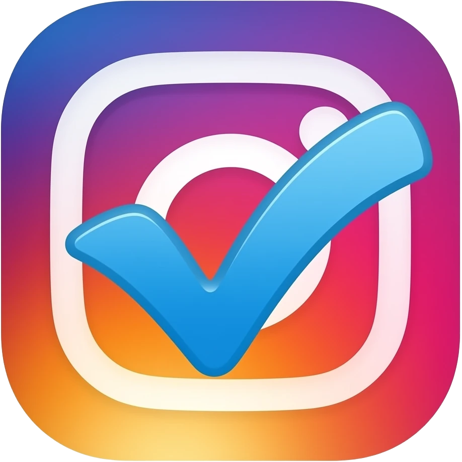 Instagram verification Blue tik emoji