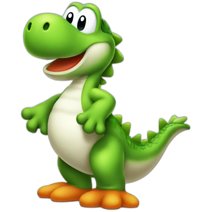 Elegant yoshi emoji