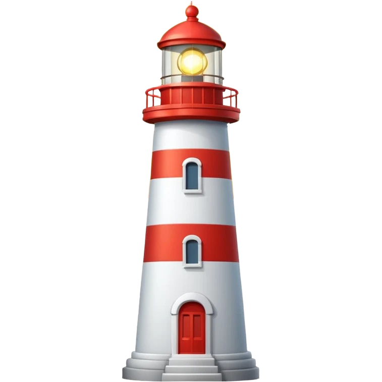Lighthouse emoji shining light emoji