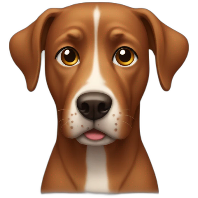 brown dog emoji