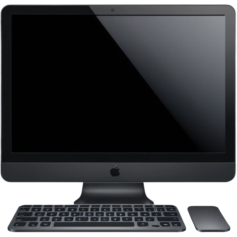 компьютер с пустым экраном emoji