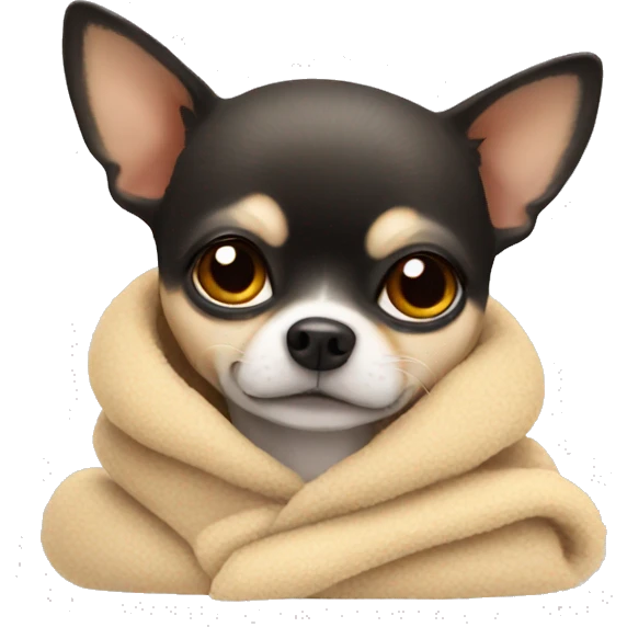Cozy chihuahua  emoji