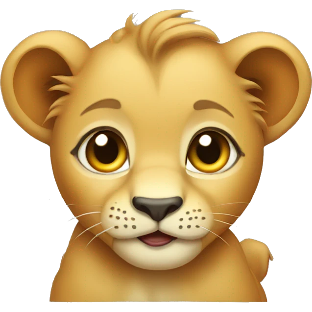 baby lion emoji