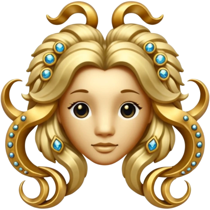 horoscope hair ornament emoji