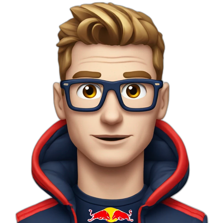 Verstappen redbull f1 cross eyed emoji