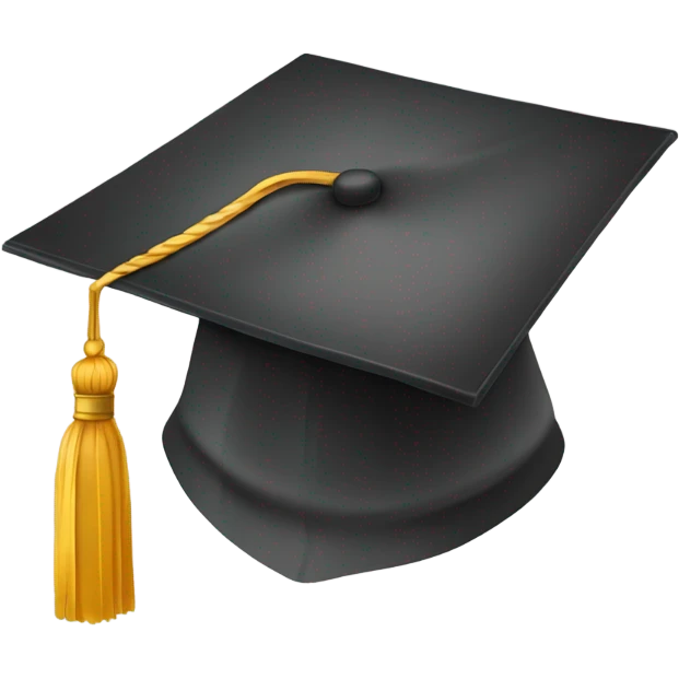 Graduation cap emoji