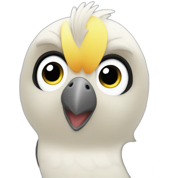 cockatiel With gan emoji