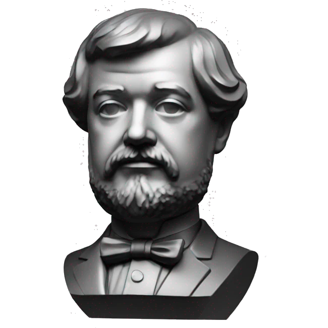 Claude Debussy bust emoji
