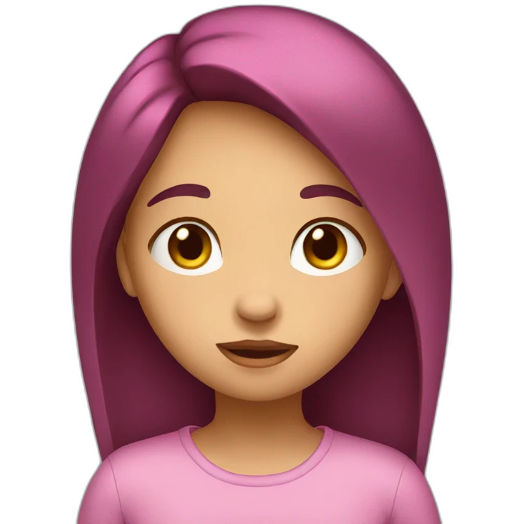 Shy girl emoji